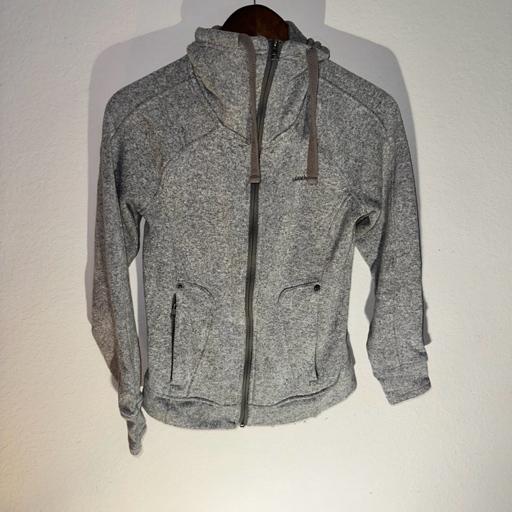 Avalanche Women’s Heather Gray Full Zip Fleece Jacket Size Small
